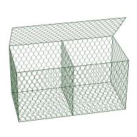gaiolas da parede de Mesh Gabion Box Square Meter Gabion do fio do ferro de 2.0-4.00mm