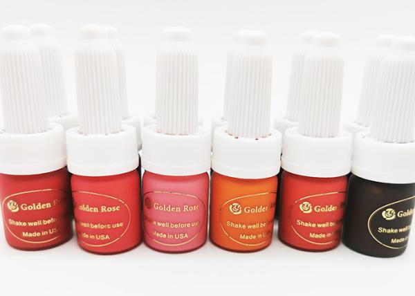 12 Colors 5ml Golden Rose Pure Plant Eternal Tattoo Ink