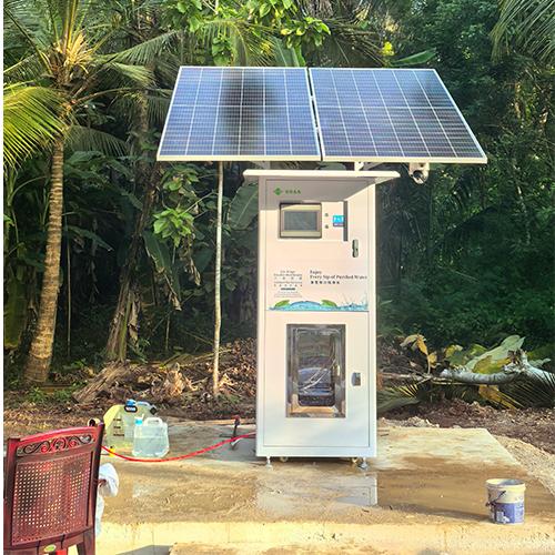 Pure Solar-powered Drinking Machine - Coin-operated Drinking Machine