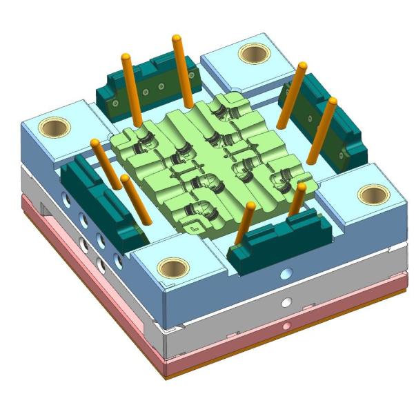 Moldeado por inyección de plástico de alta precisión a medida para cosméticos