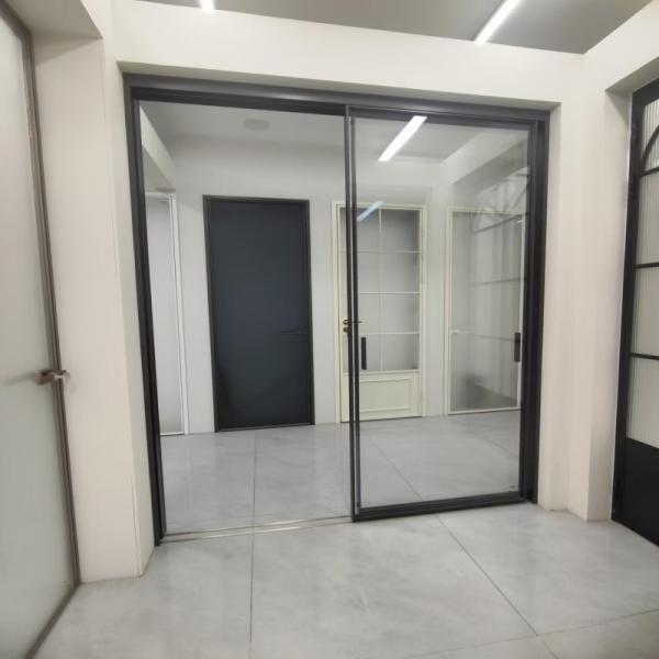 China Supplier Energy-Efficient Thermal Break Narrow Frame Aluminum Sliding Door with Double Glazed