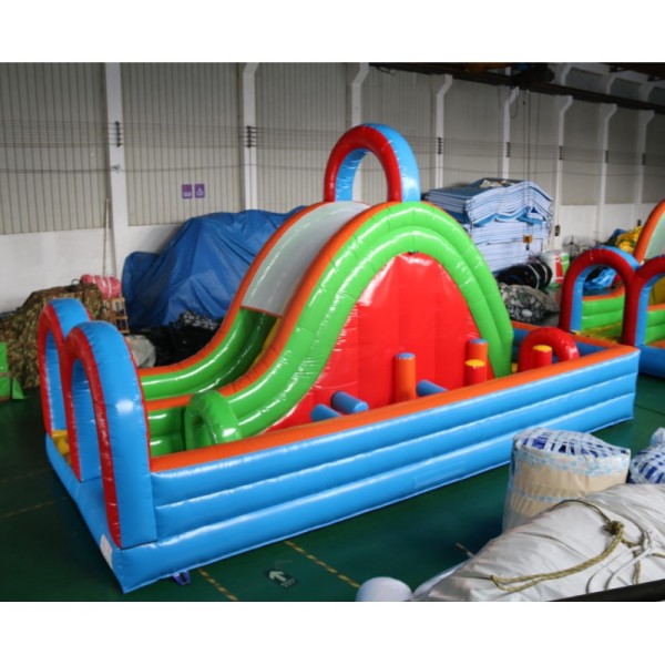 Colorful Inflatable Bounce House and Slide Combo for Kids Parties Parks and Rentals