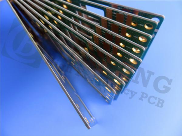 Rogers 15mil TMM10 High Frequency PCB With Immersion Gold and Green Solder Mask for Chip Testers
