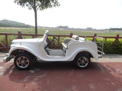2 Passenger White Classic Vintage Cars 220V Glass Reinforced Plastics