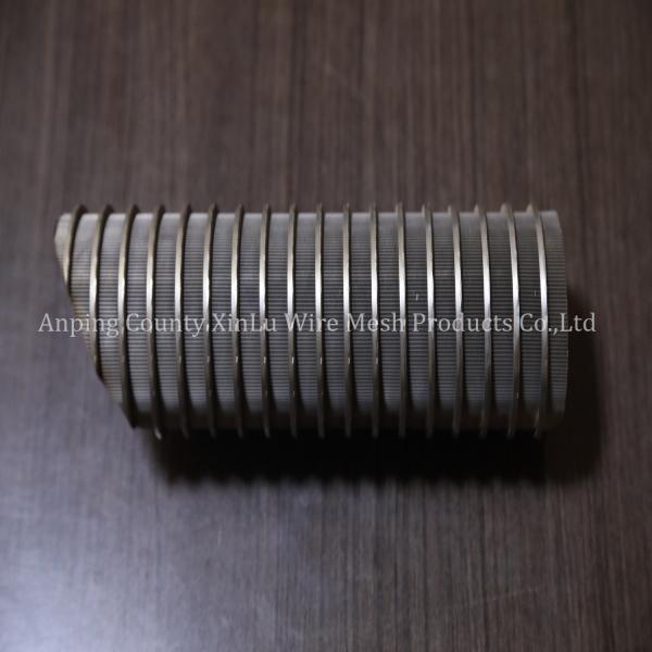 0.010 Continuous Slot Deep Well V Wire Johnson Screen Tube With Polished Surface And FITO Flow