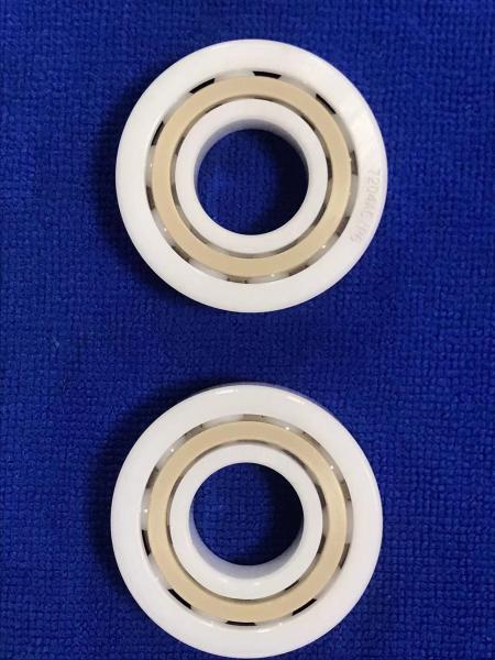7204ce Zro2 Ceramic Angular Contact Bearings PEEK Cage P4 ABEC7