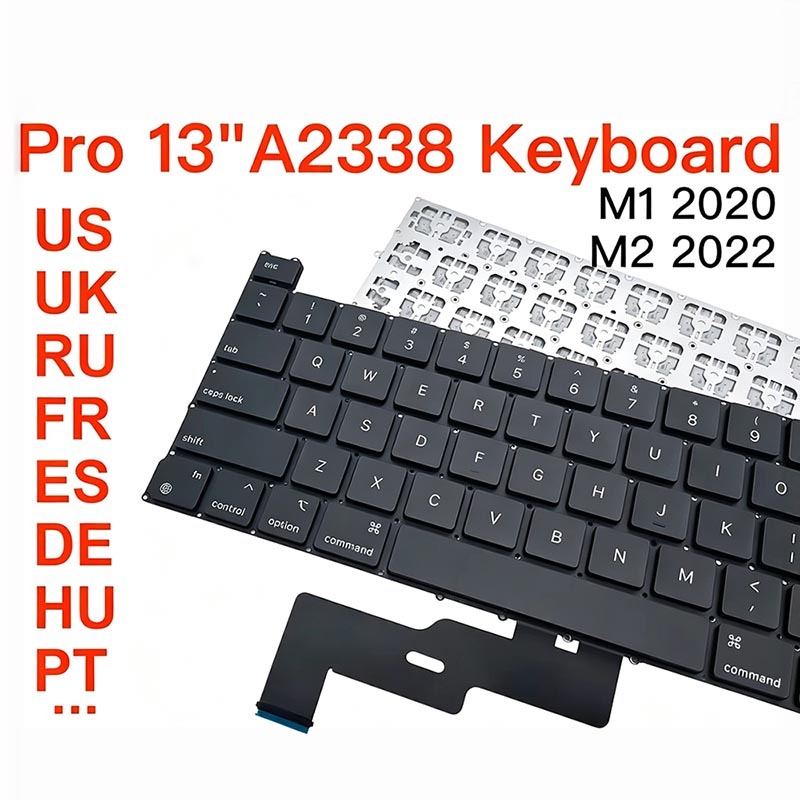 MacBook Keyboard Replacement with Scissor-Switch Mechanism and Multiple Language