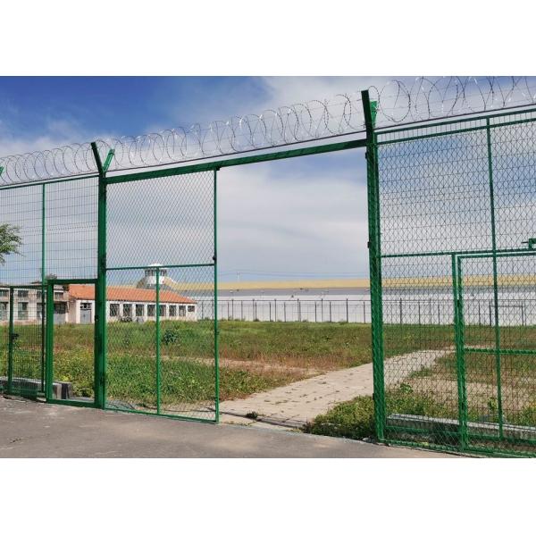 6ft X 9ft Y Post Airport Security Fencing Stainless Steel