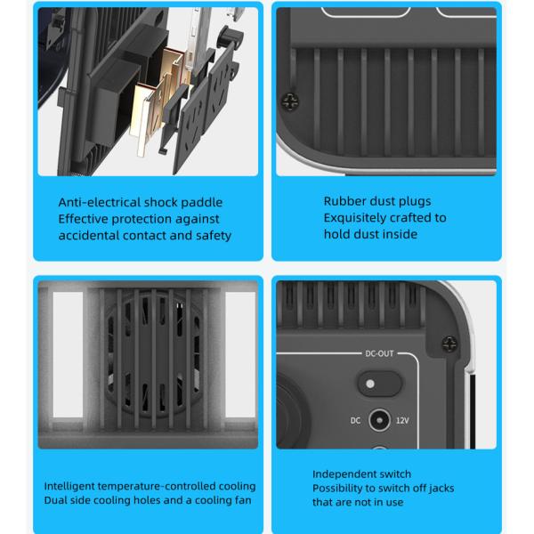 110V Power Military Camping Gear 600W Emergency Standby Camping Power Supply