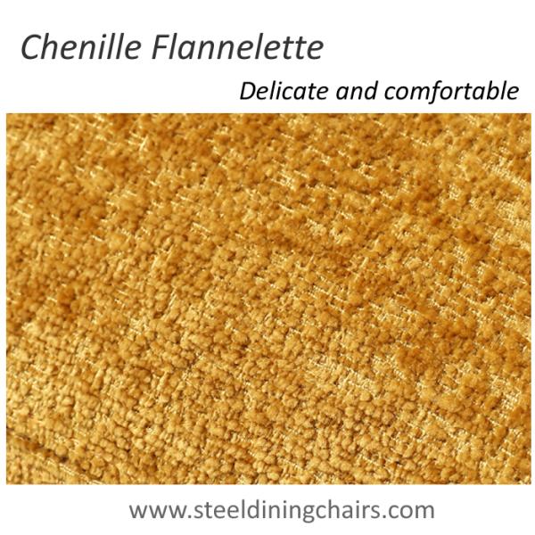 Modern Accent Fabric Flannelette Stainless Steel 1 Seater Sofa