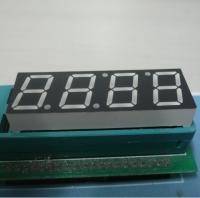 Pantalla LED de cuatro dígitos y siete segmentos 100 - 120mcd para el reloj de microondas LED Dislay