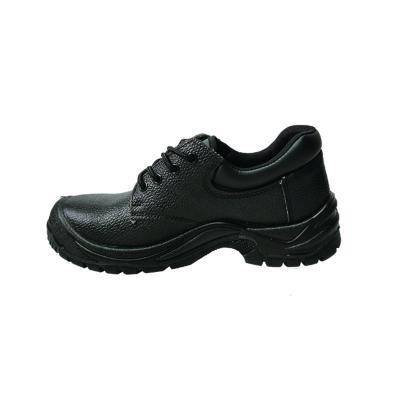 Shengjie Mid-Top noir anti-éclatement des orteils en acier anti-puncture chaussures de travail en cuir en relief pour hommes chaussures de sécurité de travail
