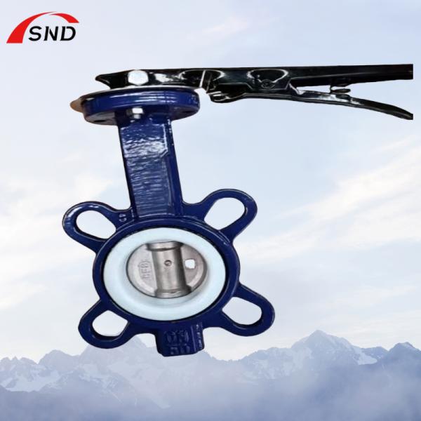 The Wafer-Type Fluoropolymer-Lined Soft-Seal Butterfly Valve  For Highly Corrosive Media