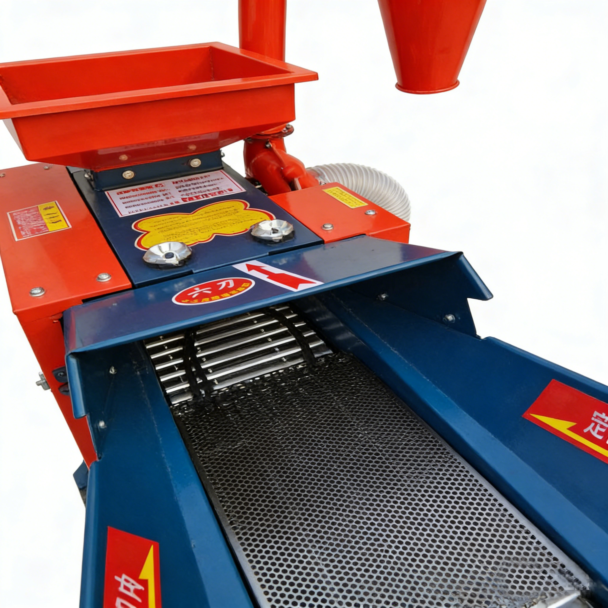 2 In 1 Chaff Cutter Grass Shredder Machine High Speed 1-2.8t/H Feed Capacity