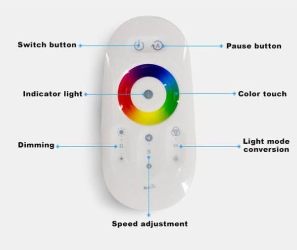20W 1420mm RGB Solar Lights Corner Warm Light White Light 3000K