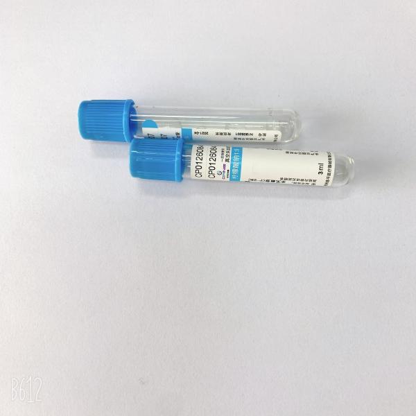 Стеклянная трубка 6мл крови цитрата натрия плазмы трубки гепарина лития ЛЮБИМЦА