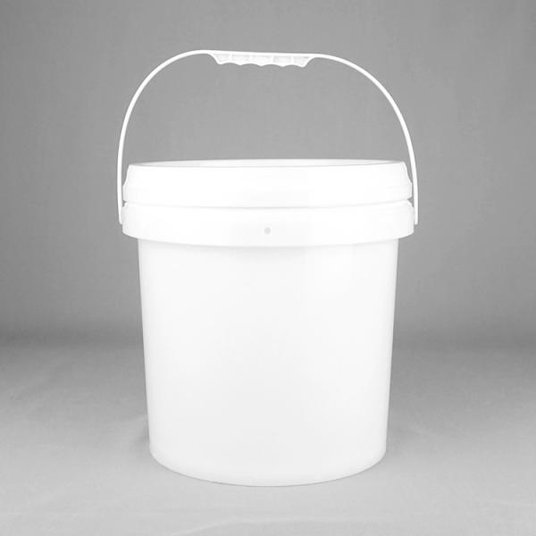 cubeta plástica portátil de 10L 25*23*27cm com produto comestível PP da tampa