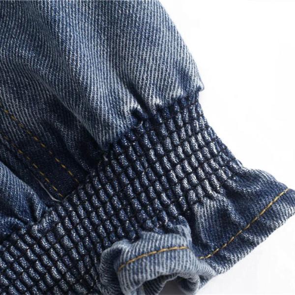 Фабрика подгоняла одежду джинсовой ткани отворотом кардиганов джинсовой ткани случайных людей изготовленную на заказ