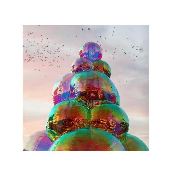 Шарик зеркала PVC двойного слоя фестиваля отражательный раздувной