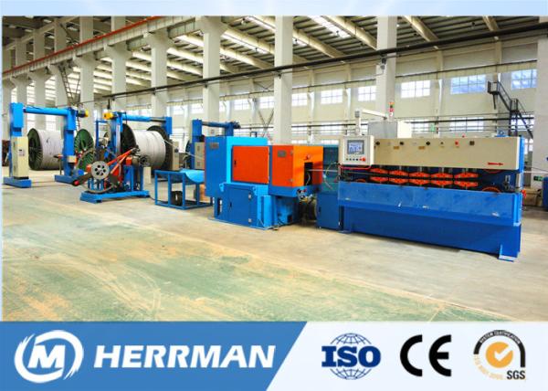 Aluminum Alloy Interlock Cable Armouring Machine For Cable Manufacturing Plant High Potency