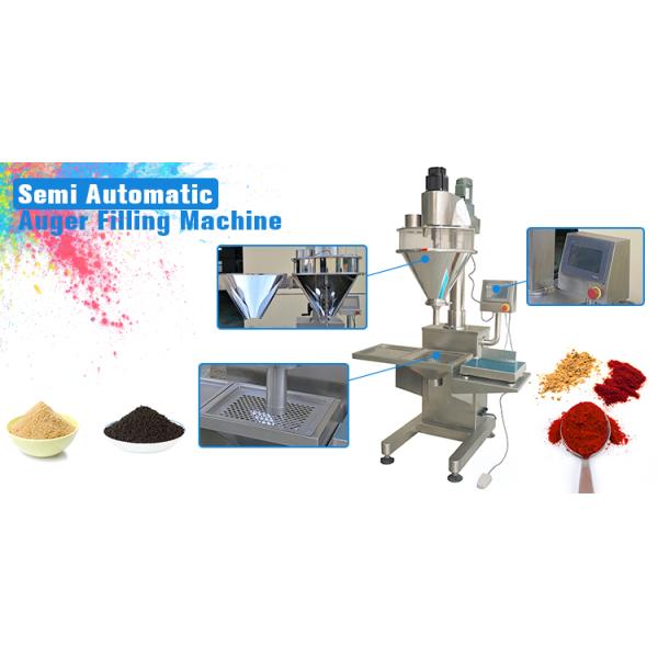 Специя сухого молока протеина Semi автоматического Chili кофе машины 100BPH заполнителя сверла небольшая