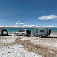 1400kg 4wd Camper Trailer 600W Solar Off Grid Camper Trailer 300AH Battery