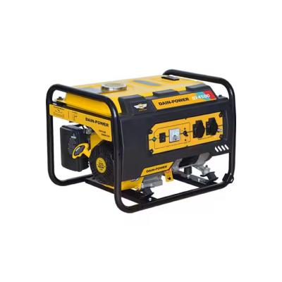 Portable Quiet Open Frame Generator 6KW 7KW Three Phase Gasoline Generator