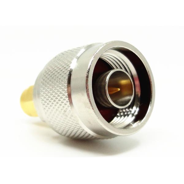 High Reliable N Male to SMA Male RF Adapter 50Ohm Dielectric PTFE for Instrumentation