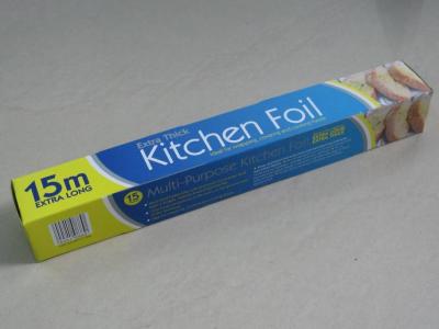 rolo do papel de envolvimento da folha de alumínio de 30cm x de 15m inofensivo para para o assado do alimento da cozinha