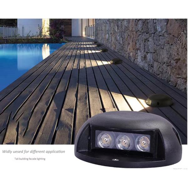 3000K Outdoor Lights For Lawn 3W 30000hrs Working Lifetime Osram