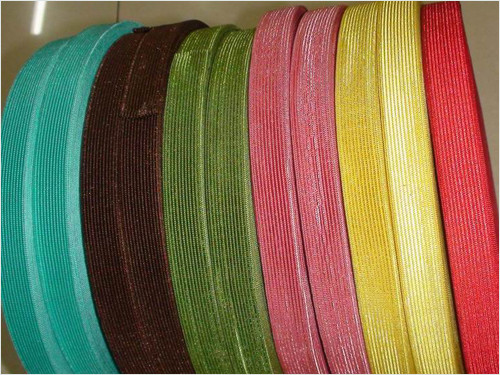 Polyester knitted elastic webbing tape,rubber,latex,knitted elastic banding