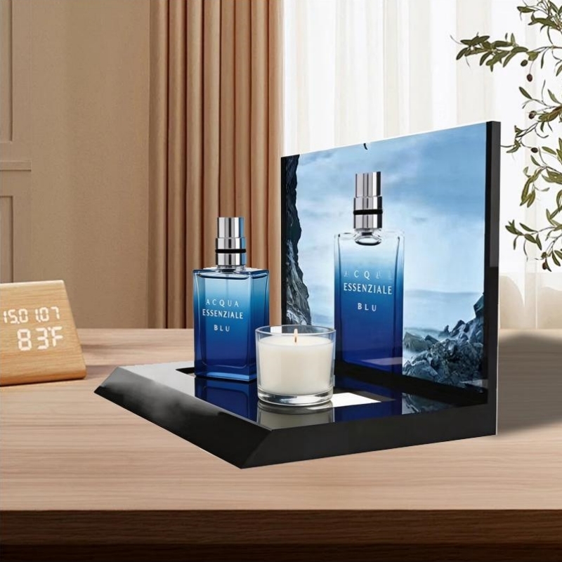 Countertop Perfume Acrylic Cosmetic Display Stand Makeup Organizer Holder For Shop