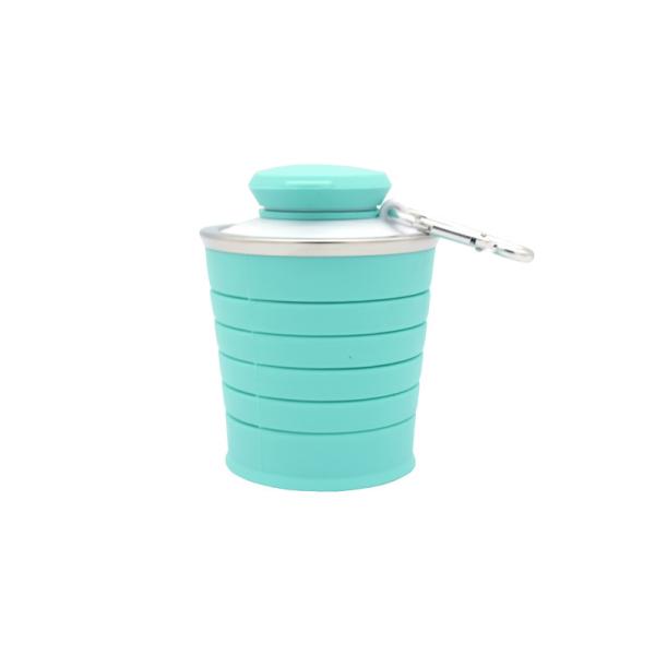 Food Grade Silicone Foldable Water Bottles Collapsible 500ml