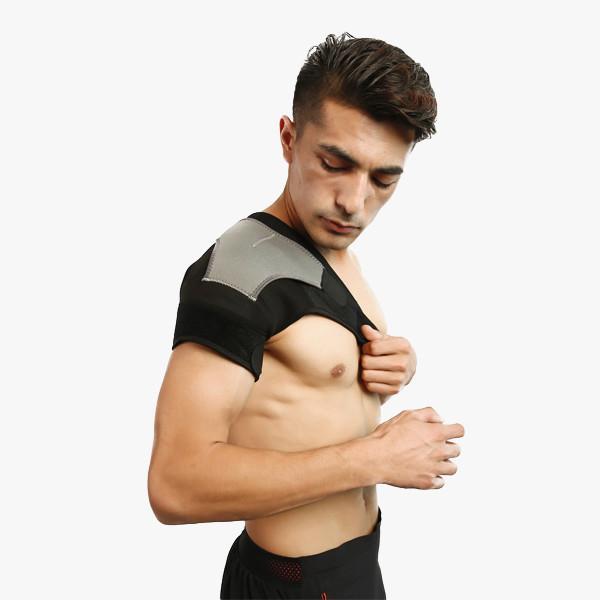 OEM Fitness Shoulder Support Brace , Polyester Nylon Shoulder Support For Gym