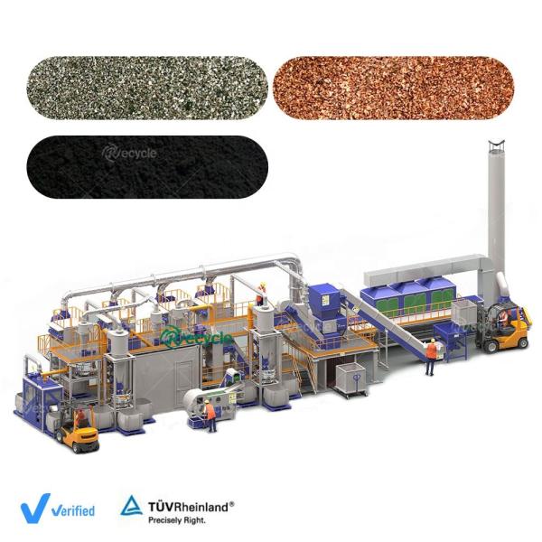 Recycle Alkaline and Zinc Carbon Batteries with Waste Dry Cell Battery Recycling Machine