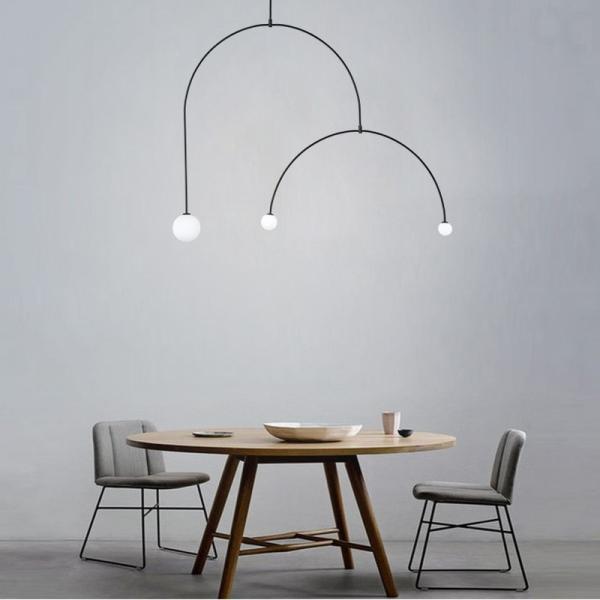 Art Chandelier Designer Iron Balance Chandelier Scandinavian Mobile Chandelier Lighting(WH-MI-166)
