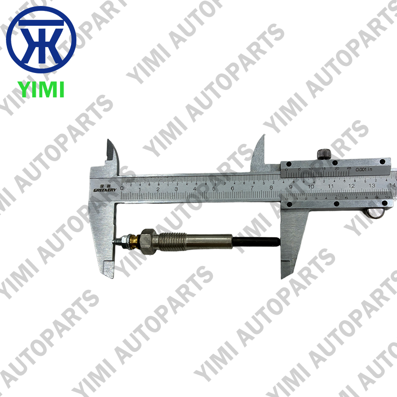 12V Diesel Glow Plug with Metal Sheathed Heating Coil for Isuzu TFR 3KB1 Engine - OEM Standard Direct Replacement
