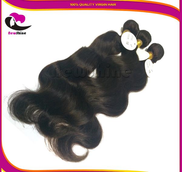 Supreme Quality 100% Human Hair Dark Brown Brazilian Virgin Hair Body Wave No Shedding No Tangle Guaranteed