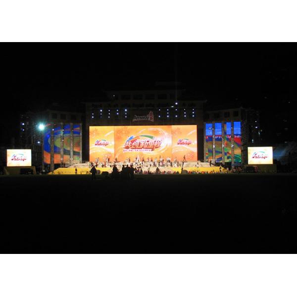 80*80 Pixels P8 Led Screen Stage Backdrop , High Definition Led Display Ultra Slim