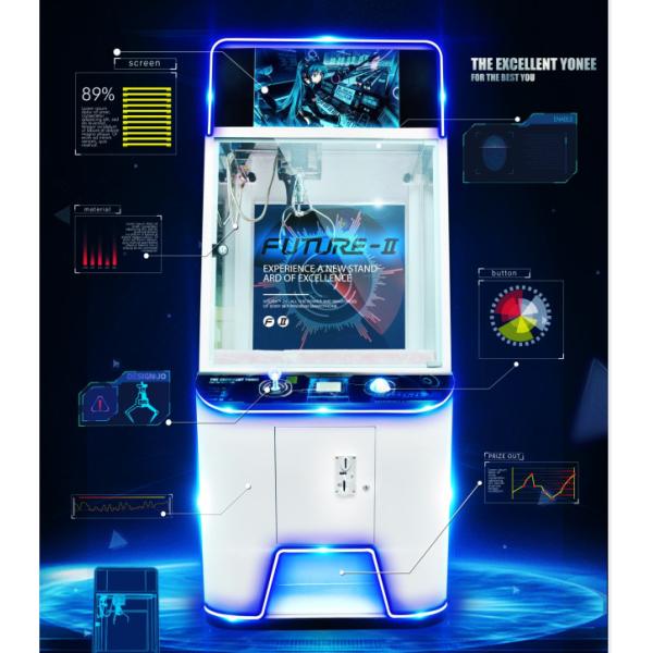 Футурн ии привело видео- игровой автомат приза машины крана игрушки/толкателя монетки