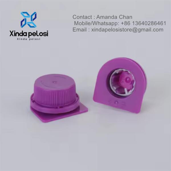 Wholesale Food Grade Custom Plastic Stream Cap Milk Juice Bottle Helicap