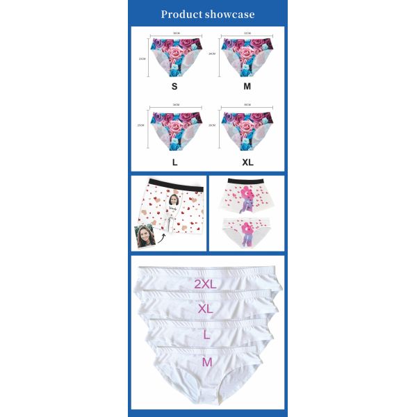 ZELOYAUT  Sublimation Luxury High Quality Comfortable Women's Panties Underwear for Women Waist Underwear
