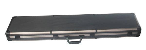 Caixa de arma de alumínio 1335*250*125mm do tamanho grande preto de alta qualidade