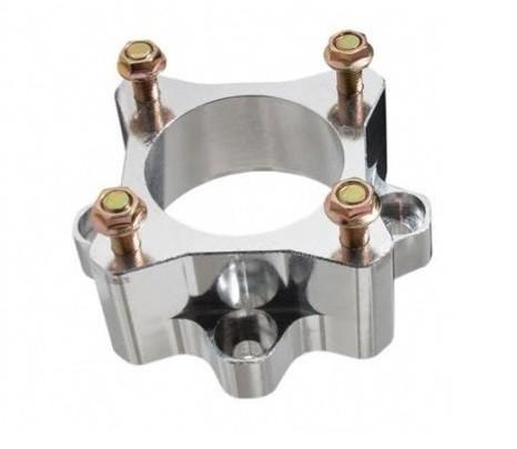 Aluminum Quad Wheel Spacers , High Precision Silver Utv Wheel Spacers