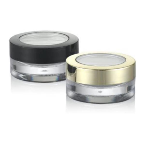 Collar Material PS 2.5ml 3ml Round Jar for Portable Cream Direct
