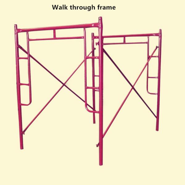 Q235 Q345 H Frame Scaffolding System / walk through scaffolding