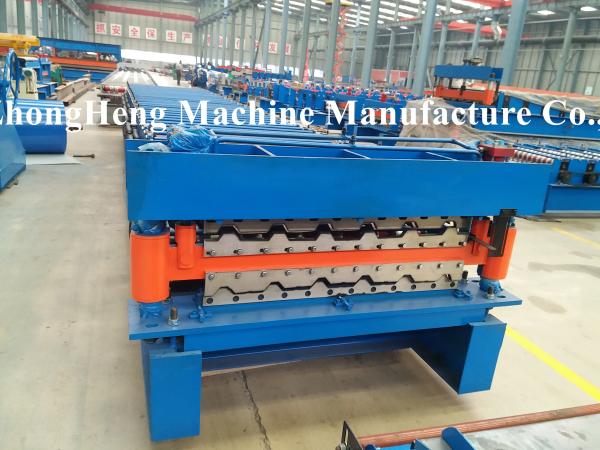 Double-corrugated Sheet Roofing Sheet Roll Forming Machine with protective cover
