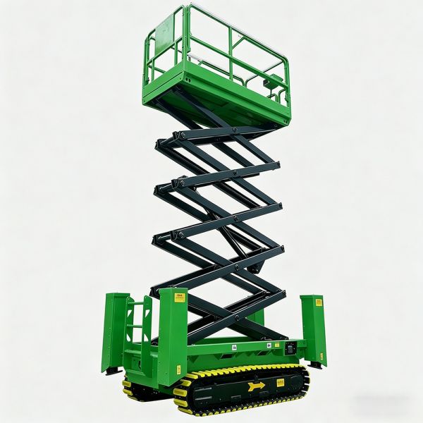 Industrial 32 Ft Scissors Lift Platform Heavy Duty Customized For Engineering Projects