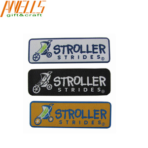 Center Fold Woven Clothes Label Washable No Shrinking Soft Hand Touch