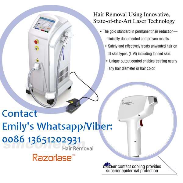 hot sell 2015 Most Professional Medical aesthetic Beauty Equipment For 808nm Diode Laser Hair Remvoal